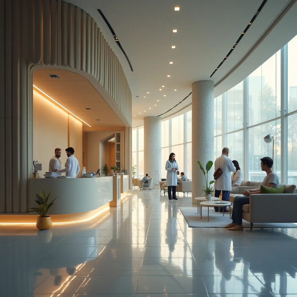 Interior moderno de la oficina de Sbc Medical Group